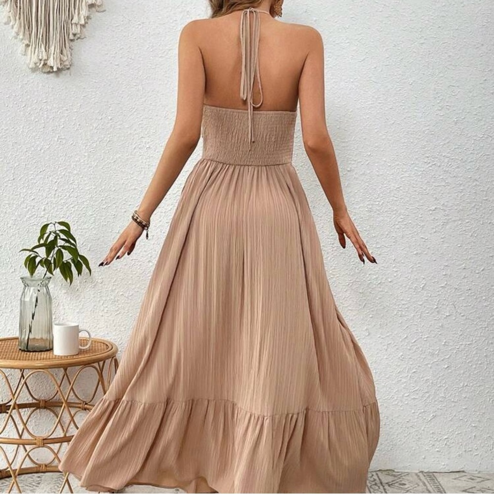 Tan Maxi Dress - Picture 3 of 10